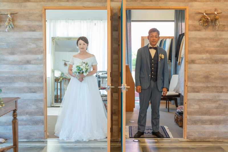 ドア越しでファーストミート