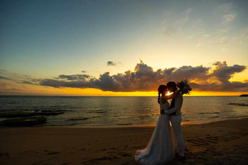 幻想的なサンセットタイムでした