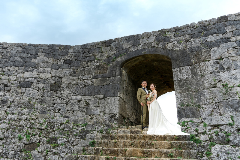 琉球王国・世界遺産でのウエディングフォト!