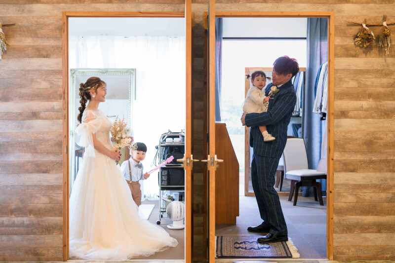 子供たちのお支度も整いましたね!みんないい表情!