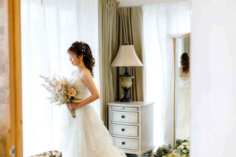 ブライズルームにて撮影開始です