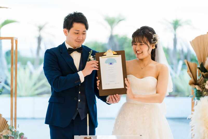 チャペルで結婚式を挙げました！！