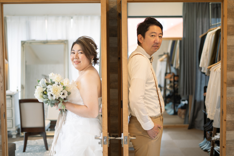 おふたりそれぞれのショットも