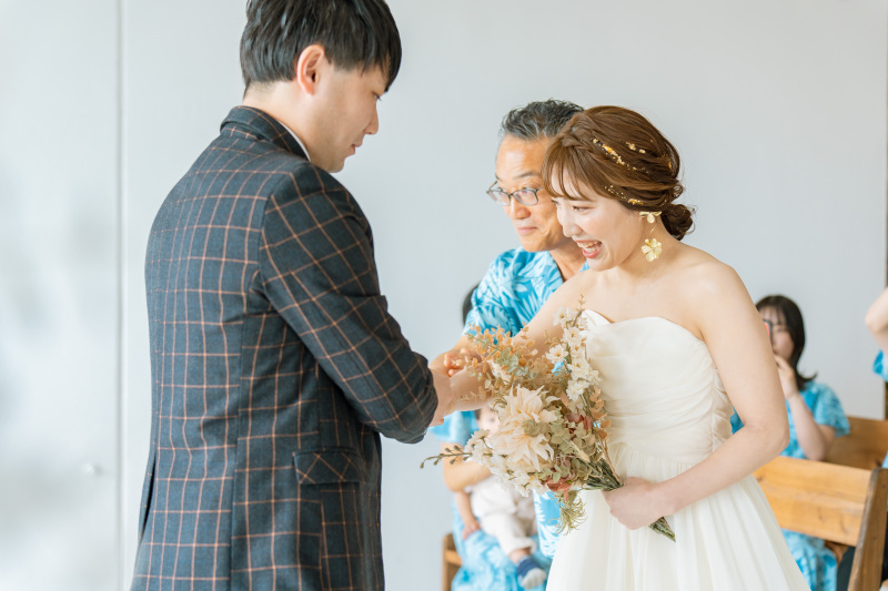 挙式スタート！