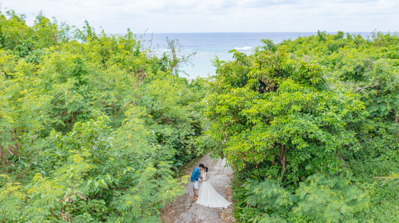 プライベート感が強いシエロのビーチへ