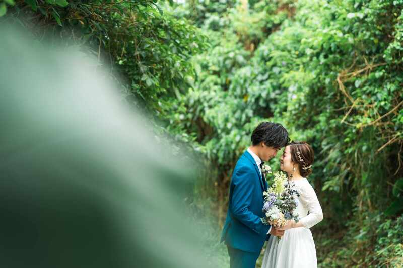 サロンから出たらグリーンがいっぱいです