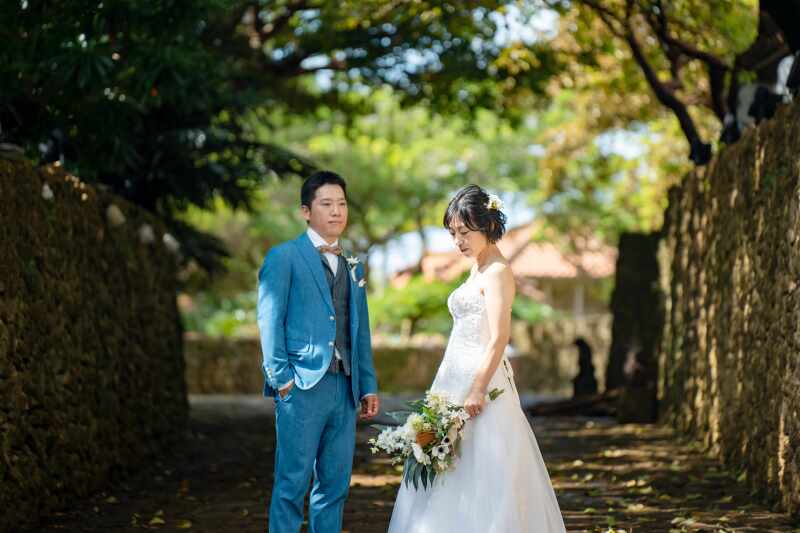 琉球の街並みから撮影スタート