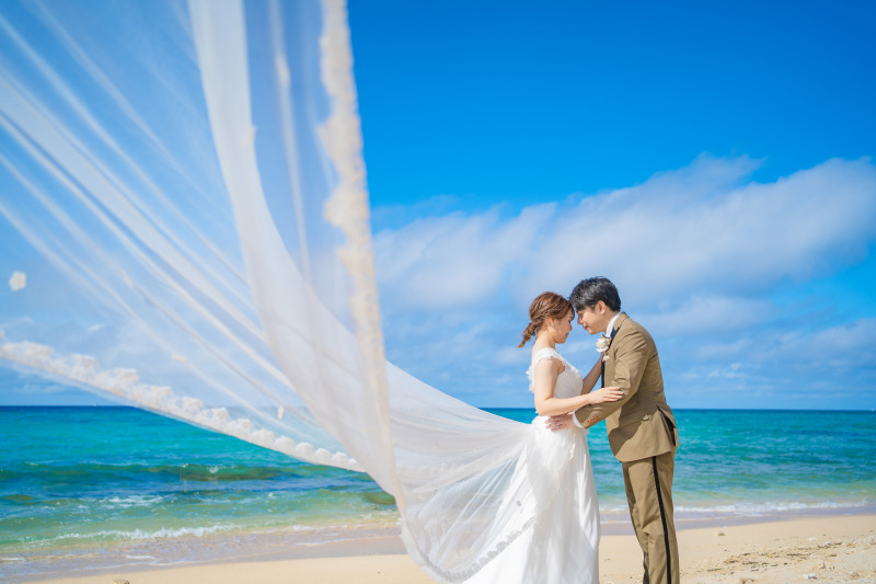 なびくベールに風を感じて