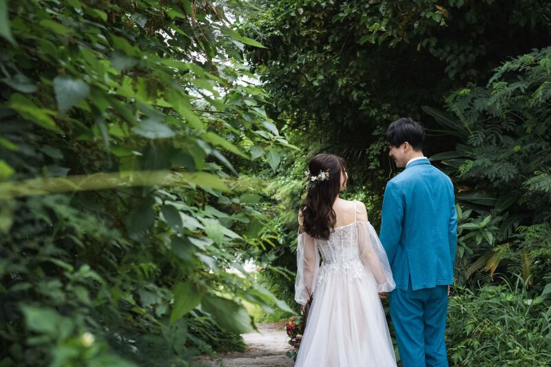 グリーンの木々に囲まれて