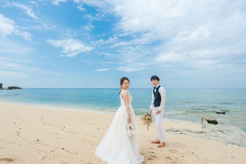 開放的なビーチで最幸の一枚！