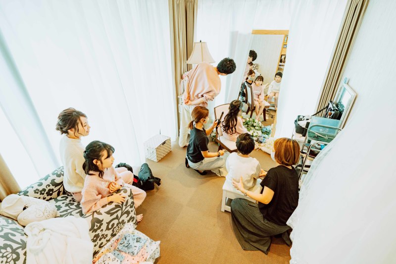 ブライズルームが賑やかしいね