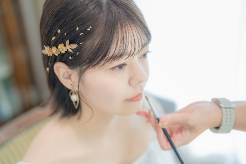 メイクシーンも大切な1枚になります。