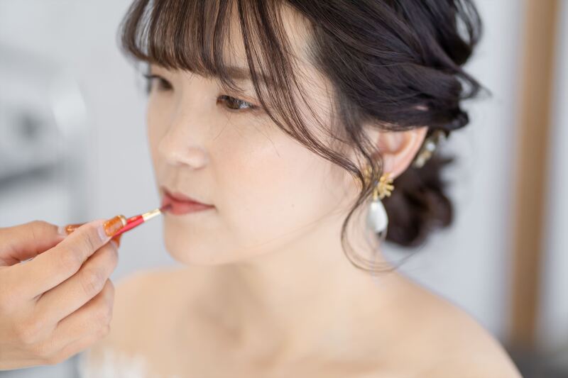 ママはとってもきれいな新婦様