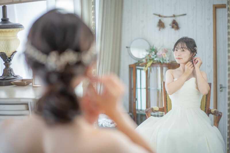 ブライズルームでのショット