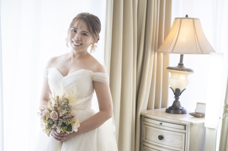 新郎様との対面前に♡