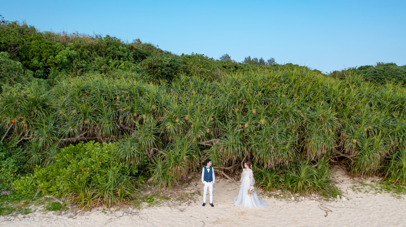 大自然に囲まれた迫力のある一枚。