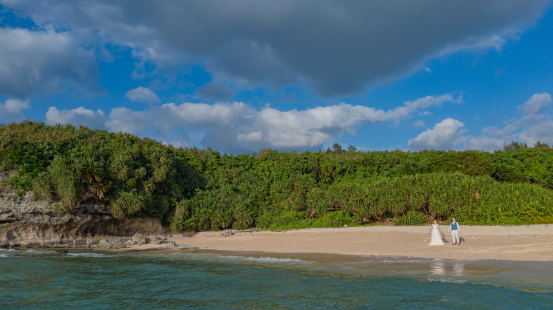 ビーチに到着〜♪