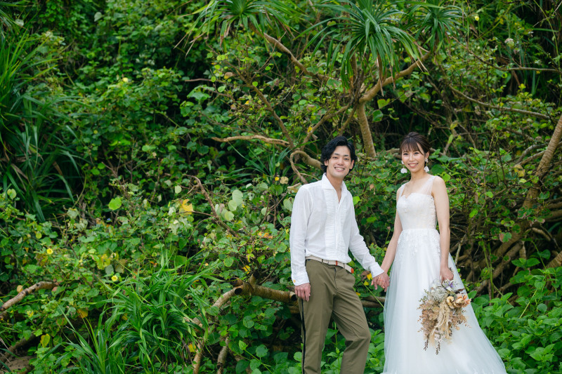 GREENをバックに!