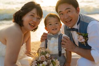 いっしょに夕陽を見ましょう