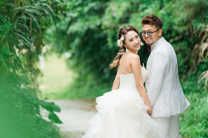 ビーチへ向かう道でも1枚!