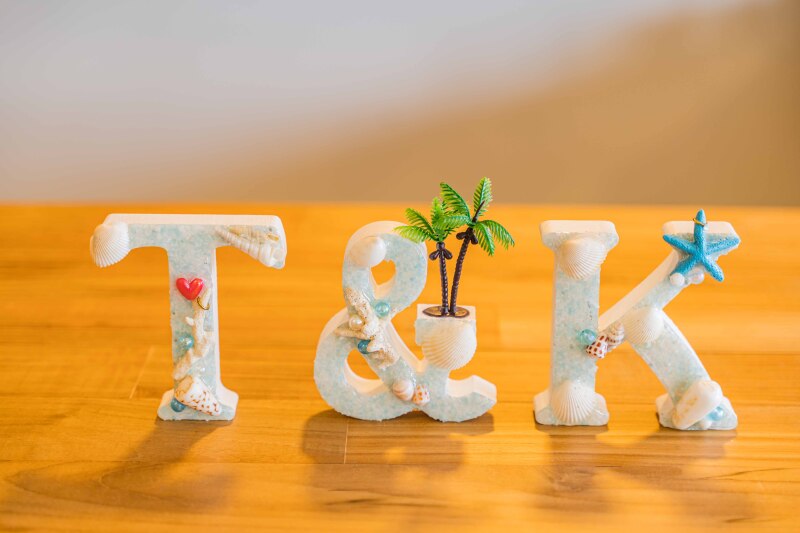 手作りのイニシャル