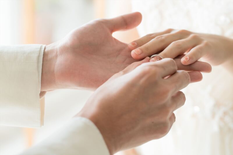 指輪交換のシーンも残しましょう