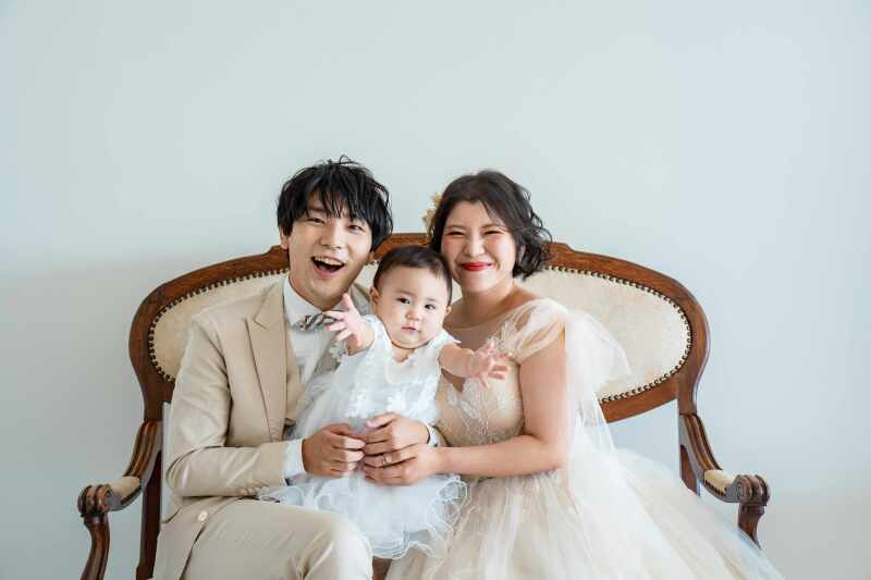 写真館のような写真