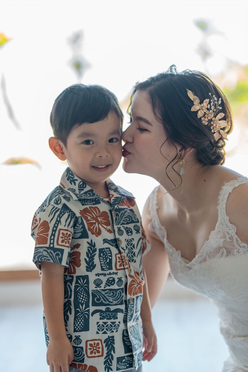 ママからのキッス♡