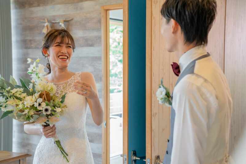 笑顔でのご対面