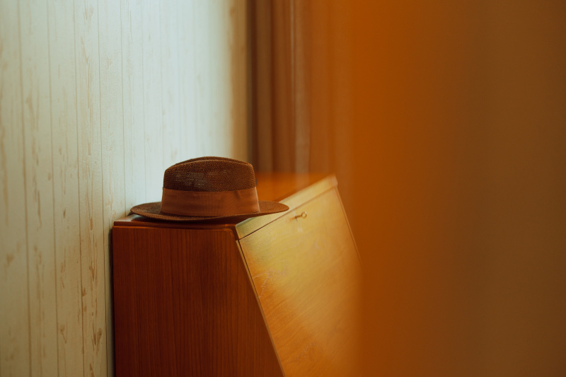 ご新郎様こだわりの帽子