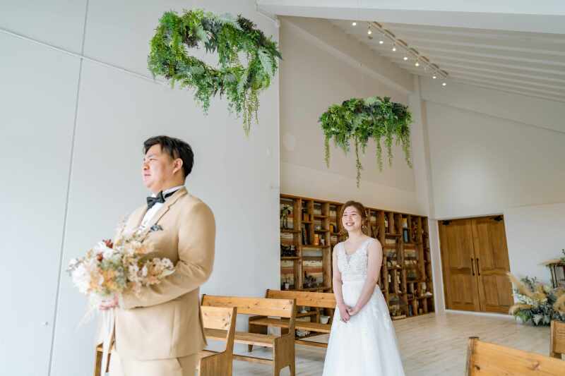 おふたりとも緊張の瞬間です