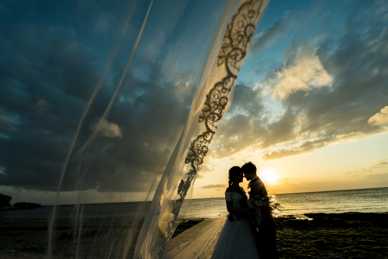 ベールで幻想的に＊