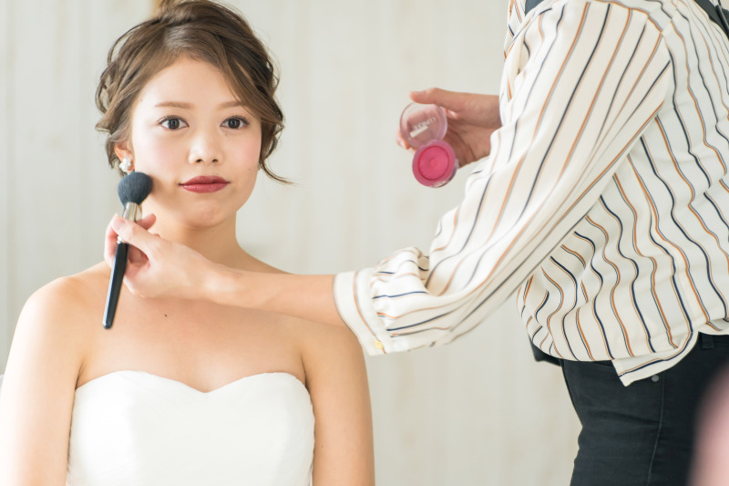 メイクシーンから撮影できます♪