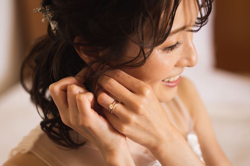 メイクシーン撮影