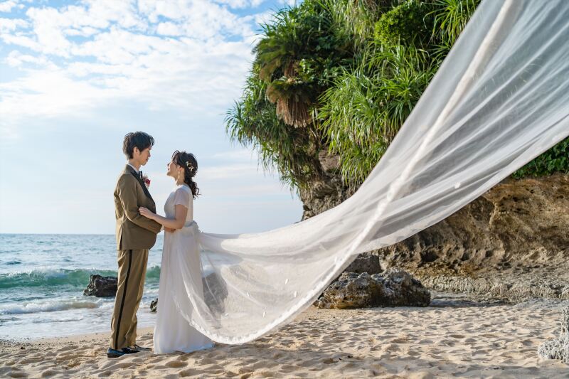 潮風を感じながら