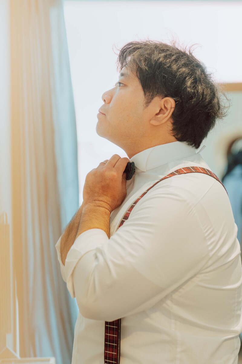 新郎さんも衣裳決まりました