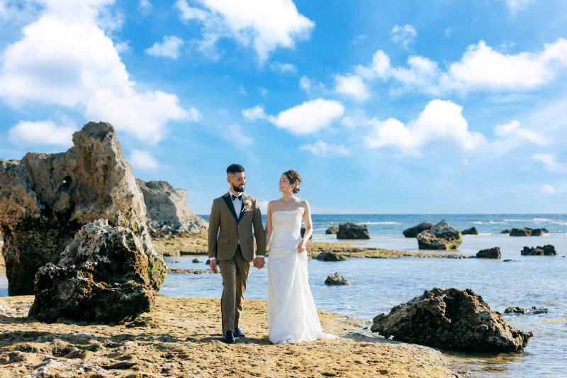 手付かずの自然が残る天然ビーチ
