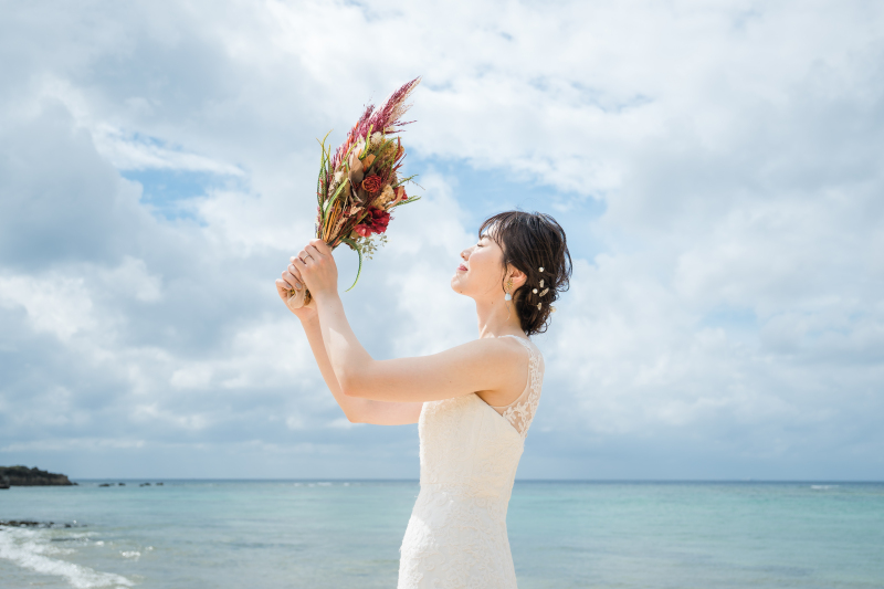 ビーチでのソロショット＊