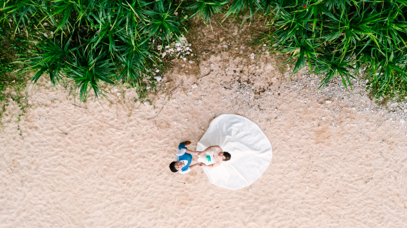 おふたりドローンショット２！