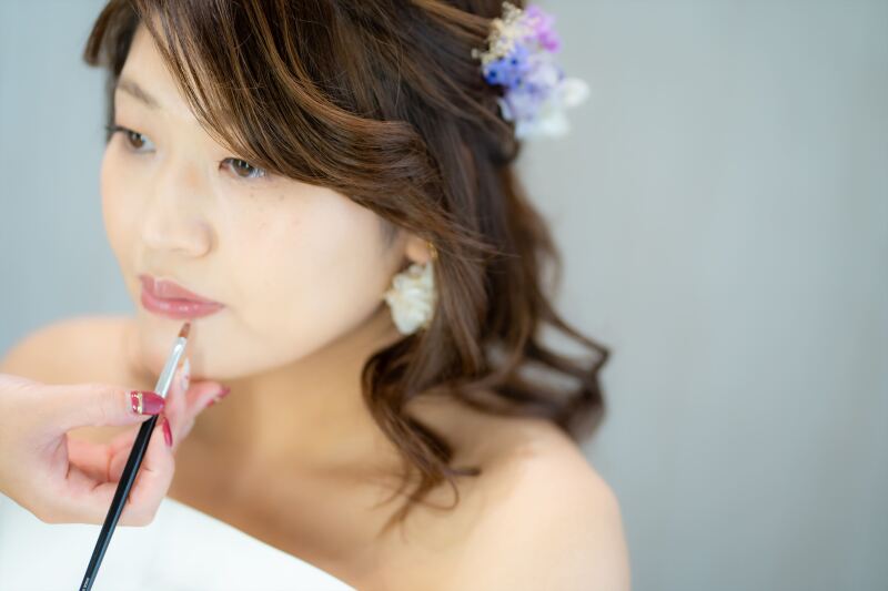 新婦様のお支度も残しましょう