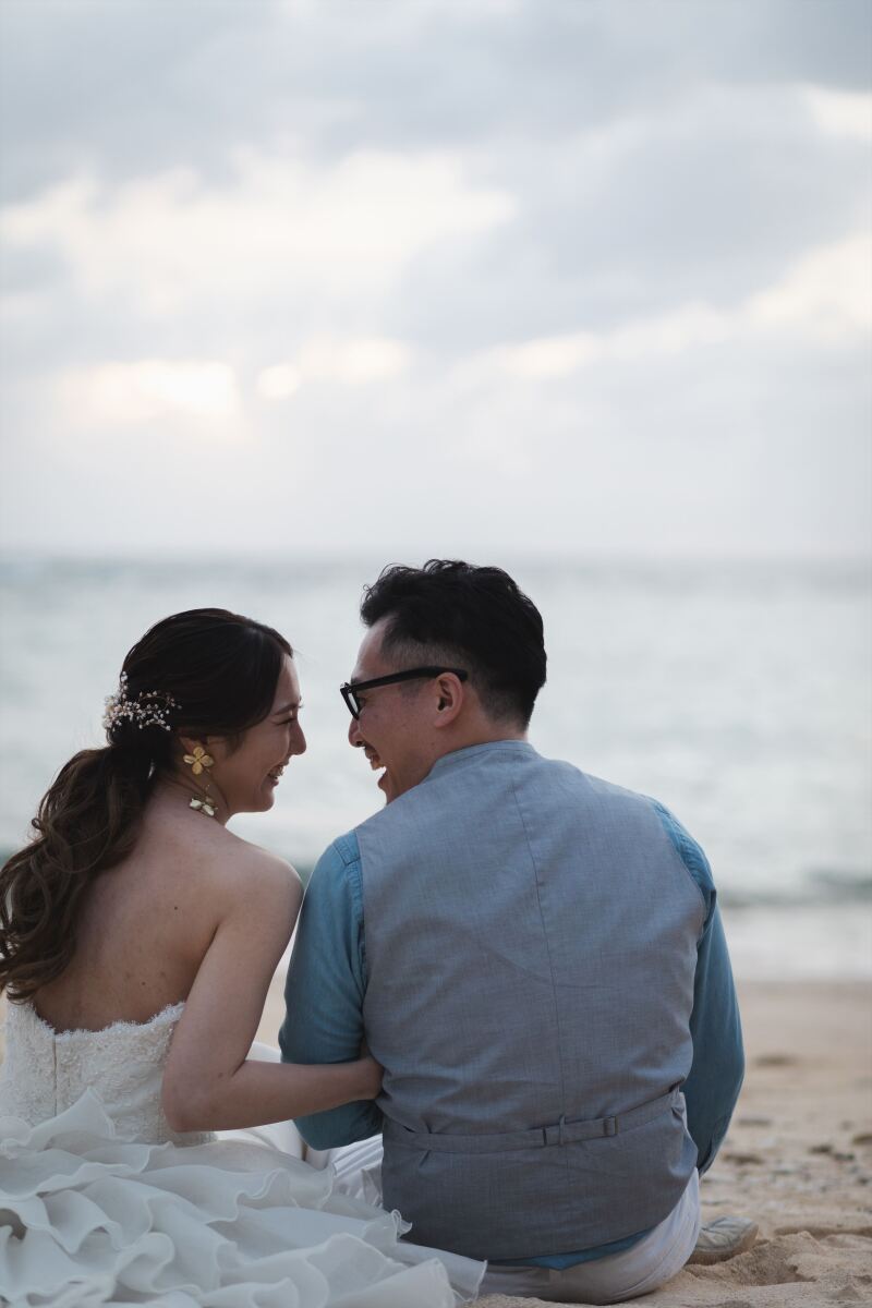 日が沈み始め良い雰囲気に包まれたふたりの会話