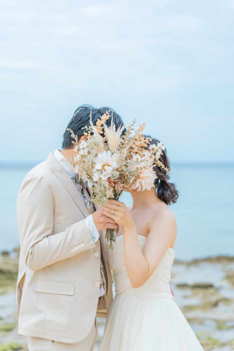 ブーケと一緒に