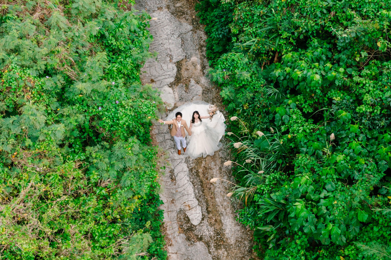 ドローンで迫力あるリゾートフォトを実現!