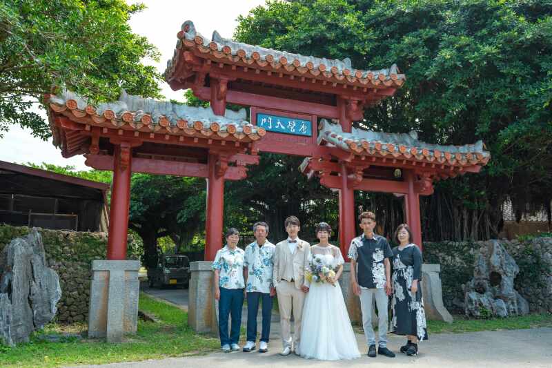 守礼門では・・・