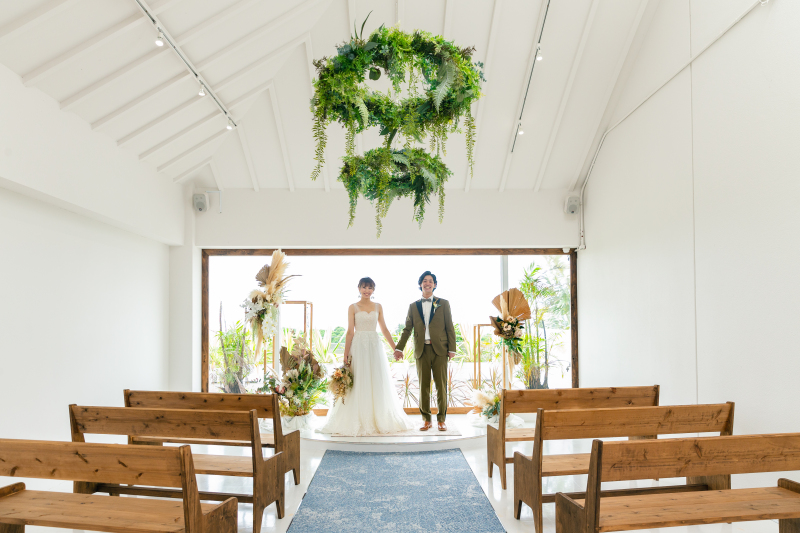 チャペルでの定番カットも外せない!