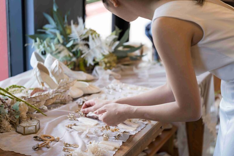 イヤリングどれにしよ～