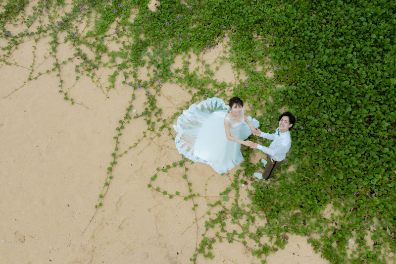 真上からのカットはドローンならでは!