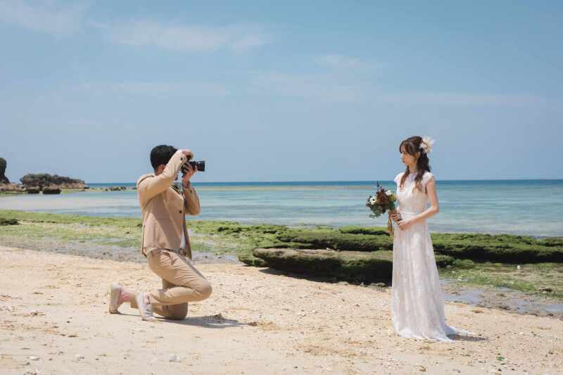 なんと新郎様がカメラマンに