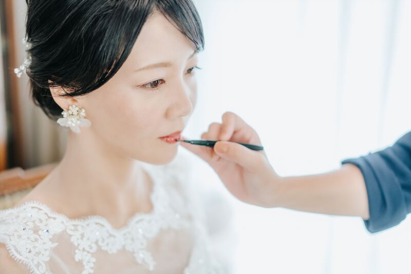 ヘアメイクシーン