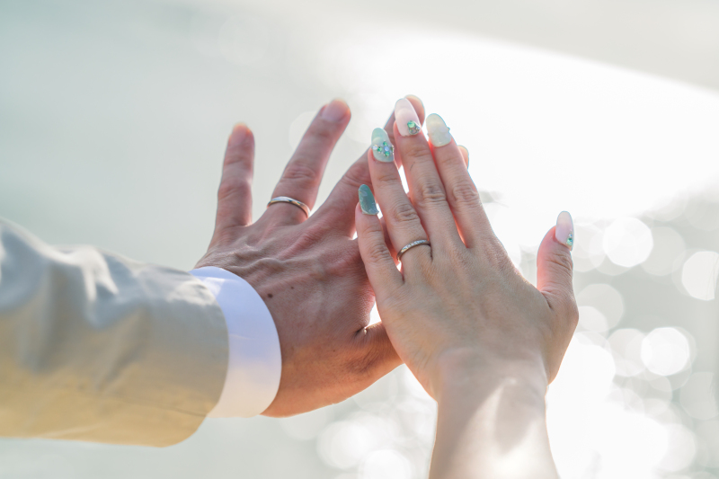 結婚の証となるブライダルリング♡